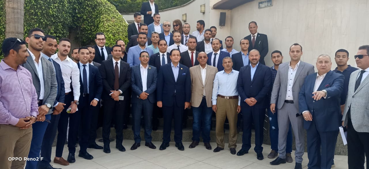 احمد دياب مرشح مستقبل وطن يجتمع بأمناء شباب محافظة الجيزة