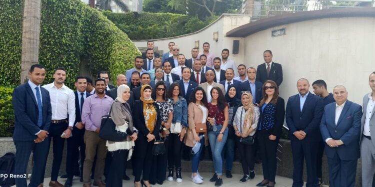 احمد دياب مرشح مستقبل وطن يجتمع بأمناء شباب محافظة الجيزة