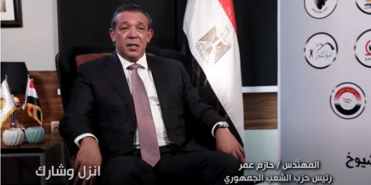 المهندس حازم عمر رئيس حزب الشعب الجمهوري