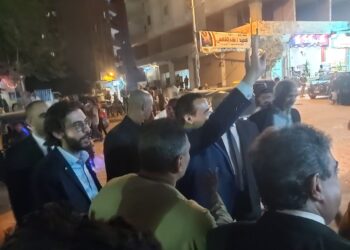 افتتاح المقر الدائم لحزب المؤتمر وجولة لمحمد عادل والشافعى بمنطقة الطوابق