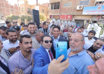 صعايدة بني سويف يطمئنون "أبو هشيمة" على مستقبل "الشعب الجمهوري" بالمحافظة