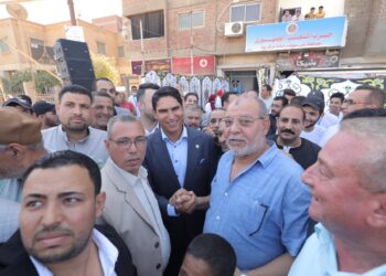 صعايدة بني سويف يطمئنون "أبو هشيمة" على مستقبل "الشعب الجمهوري" بالمحافظة