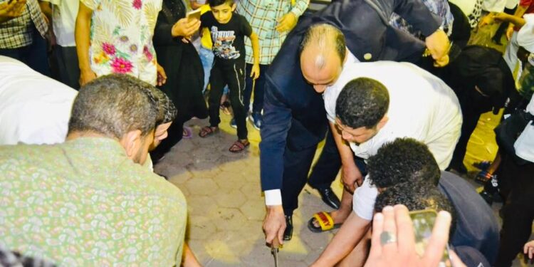 احتفال النائب فؤاد القاضي بفوزه بعضوية مجلس الشيوخ