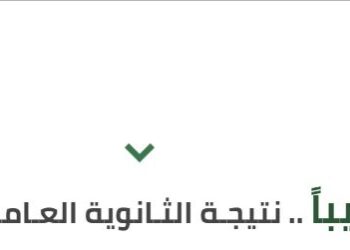 نتيجة الثانوية العامة