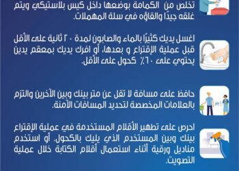 اغسل ايدك كويس قبل التصويت وإلبس الكمامة.. نصائح الحكومة للمواطنين قبل الذهاب للجان الانتخابية