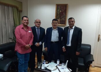 الدكتور أحمد عبدالظاهر، الاعلامي سيد محروس الدكتور هشام عنانى و محمد لاشين اعضاء الهيئة العليا لتحالف المستقلين الانتخابي