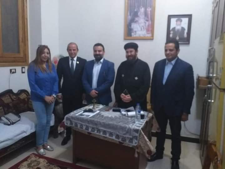 زيارة حزب مستقبل وطن لعدد من الكنائس