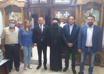 زيارة حزب مستقبل وطن لعدد من الكنائس