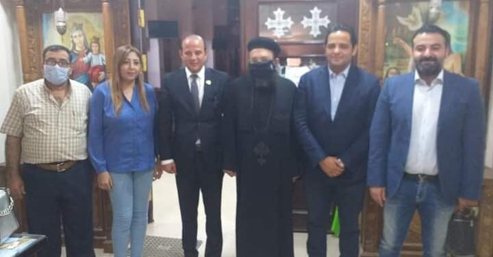 زيارة حزب مستقبل وطن لعدد من الكنائس