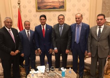 المستشار محمود عتمان الأمين العام لمجلس الشيوخ يستقبل الأعضاء الجدد