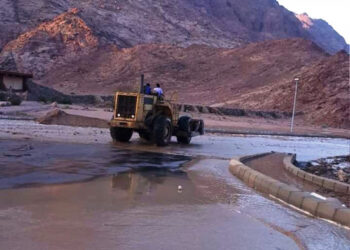 للمرة الثالثة على التوالي.. أمطار غزيرة وسيول تضرب سانت كاترين