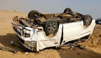 مصرع شخص وإصابة 7 آخرين فى حادث انقلاب ميكروباص ببني سويف