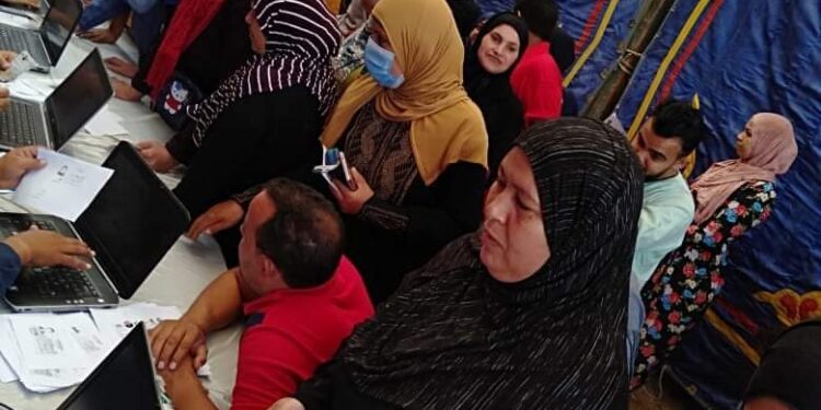 حضور قوي للسيدات في لجان كرداسة