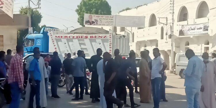 مقر اللجنة الانتخابية بالمحارزة ابوتشت شمال محافظة. قنا