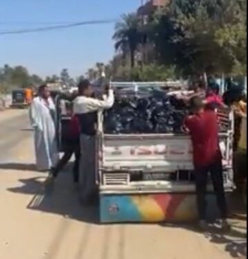 مندوب مرشح ببني سويف يسطو على سيارة منافسين