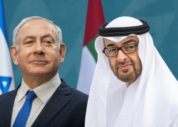 رئيس الوزراء الإسرائيلي بنيامين نتنياهو والشيخ محمد بن زايد