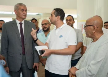 النائب محمد محمد عبدالمقصود يتفقد مستشفى رأس غارب المركزي لمتابعة معدلات تنفيذ الأعمال الإنشائية والوقوف على آخر مستجدات المشروع