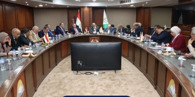 النائب محمد رشاد حمزة يشارك في لقاء محافظ الجيزة مع الهيئة البرلمانية لحزب حماة الوطن